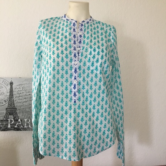 J Crew Long Sleeve Popover Size 2 - Picture 7 of 7